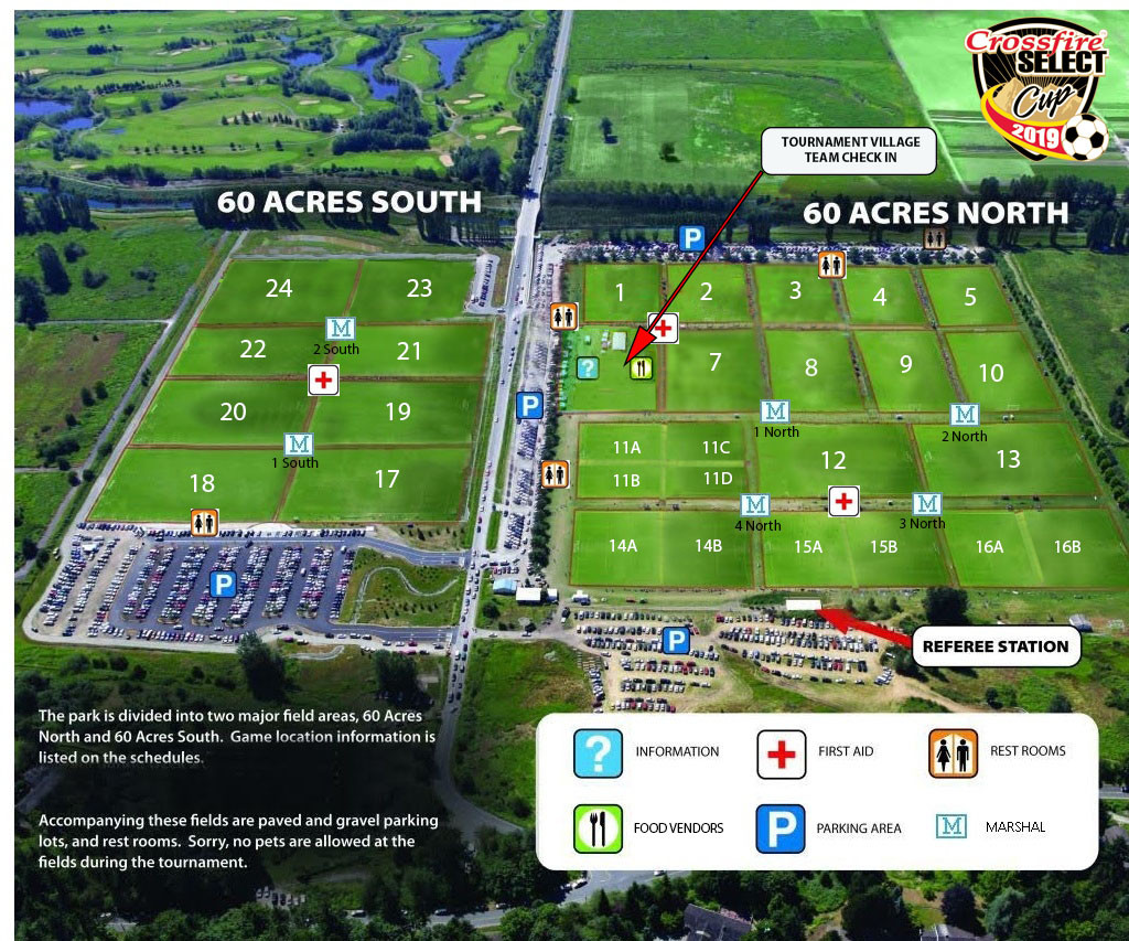 Crossfire Select Cup Schedule and Results